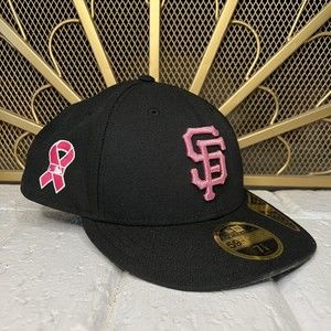 New Era 59FIFTY San Francisco Giants Fitted Breast Cancer Baseball Hat Size 8 SF